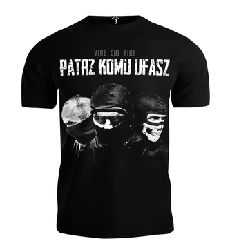 Koszulka męska T-shirt Public Enemy Patrz Komu Ufasz czarny