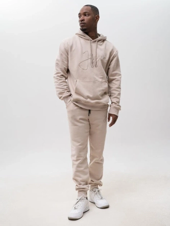 Komplet dresowy męski Jigga Wear Small Written Tag beżowy