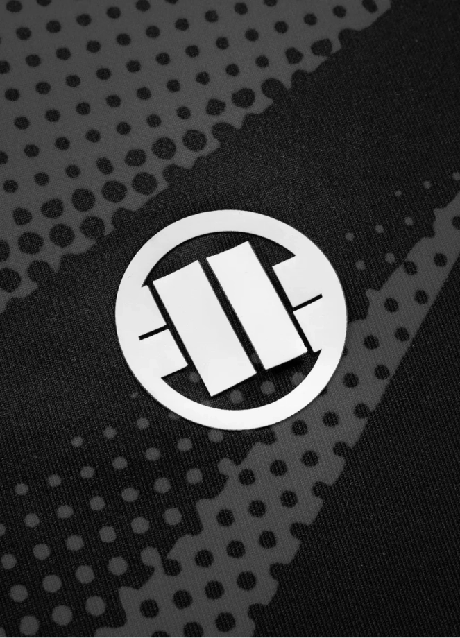 Koszulka Longsleeeve męski Pit Bull Pitbull Performance Pro Plus Dot Camo II czarna/szara