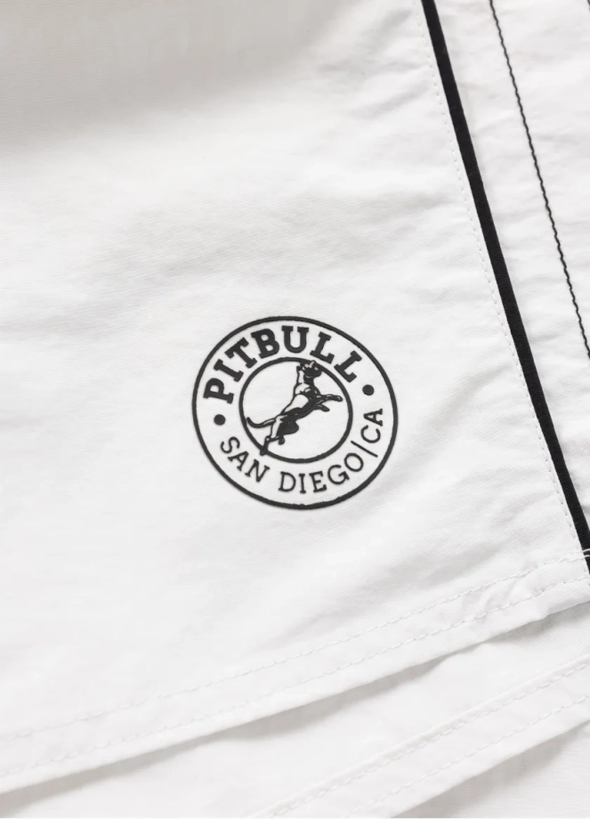 Spodenki szorty kąpielowe męskie Pitbull Crownhill białe