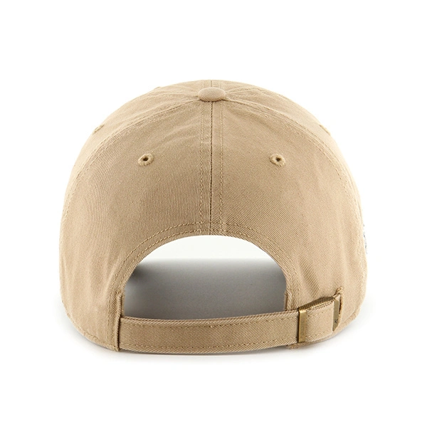 Czapka z daszkiem 47 Brand Los Angeles Dodgers Cooperstown Khaki Clean Up beżowa