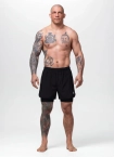 Spodenki sportowe 2w1 Pit Bull Sport czarne