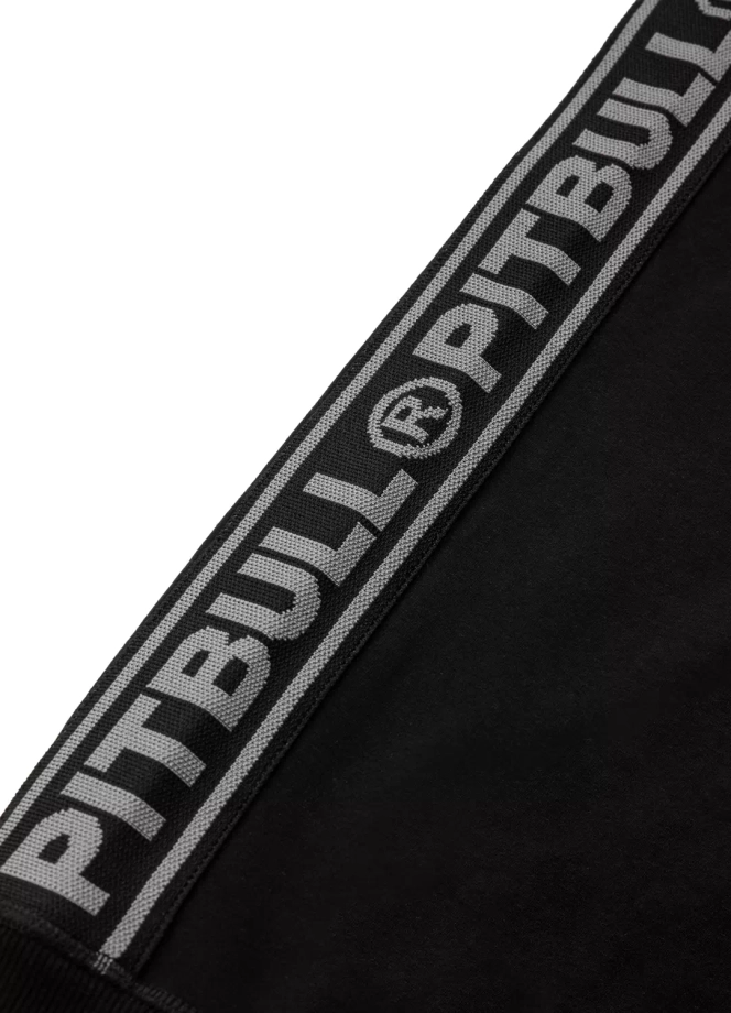 Bluza męska bez kaptura Pitbull Albion Pit Bull crewneck czarna