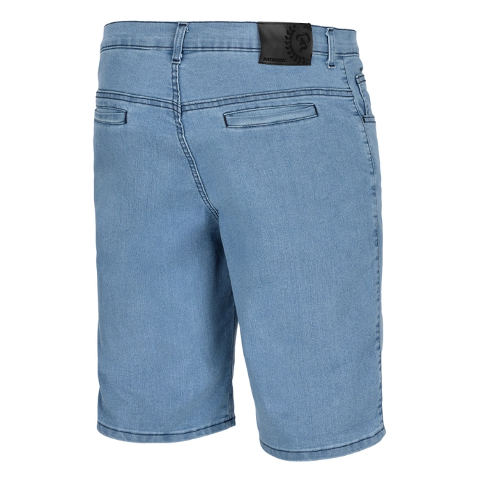 Spodenki męskie jeansowe Patriotic Laur App jasno niebieskie