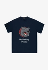 Koszulka męska t-shirt oversize Prosto NoBarking granatowa