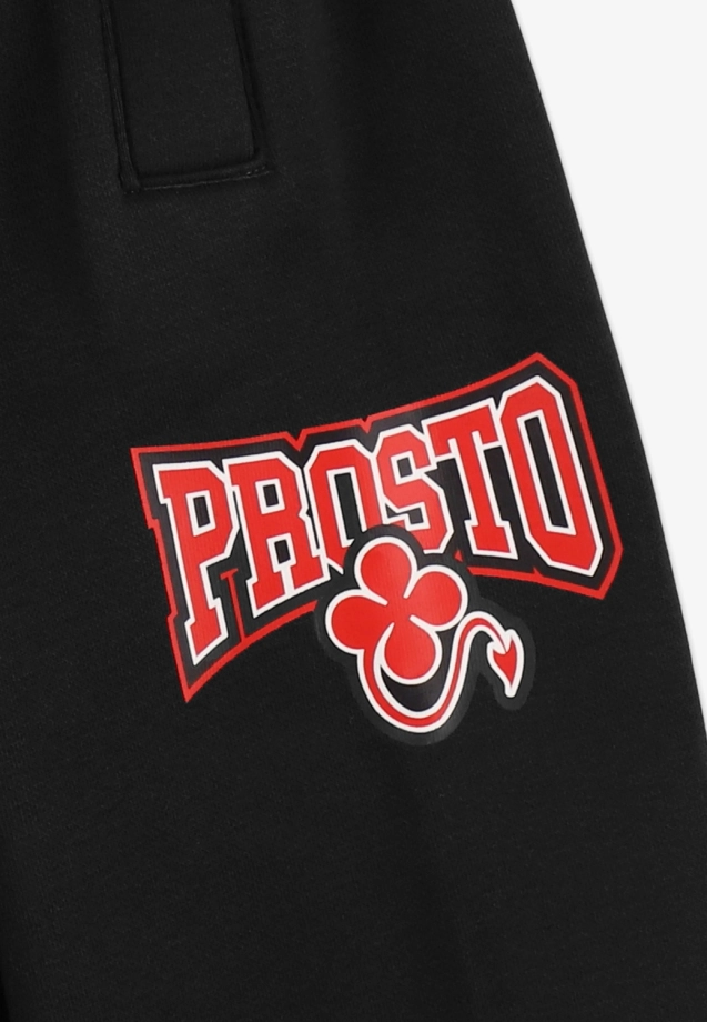 Komplet męski dresowy oversize Prosto Chicago czarny