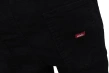 Spodenki męskie szorty jeans Elade Patch czarne