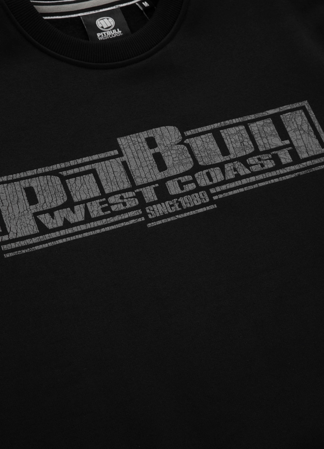 Bluza męska bez kaptura Pitbull Pit Bull Boxing FD black