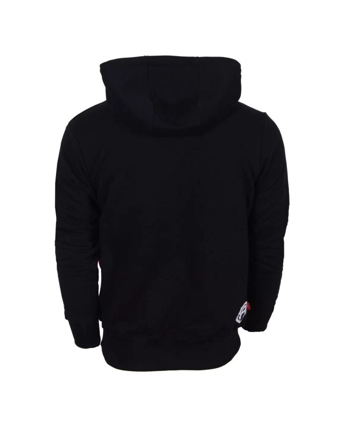 Bluza męska Street Autonomy Cosmic z kapturem czarna/czerwona