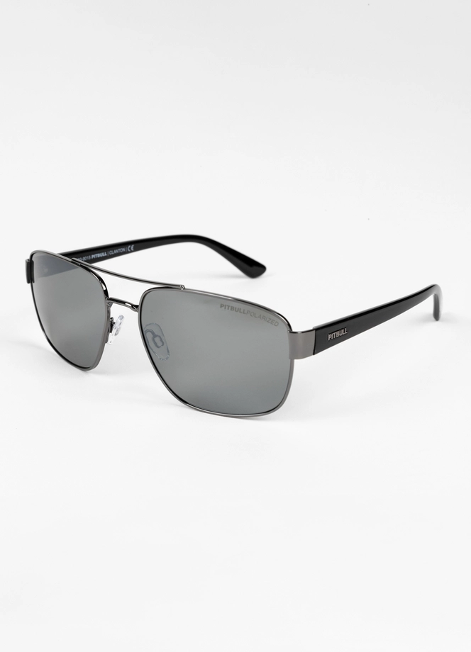 Okulary przeciwsłoneczne Pitbull Sunglasses Pit Bull Clanton srebrno/czarne
