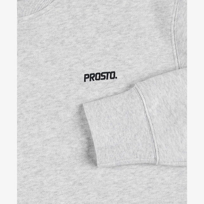 Bluza męska Prosto Basic crewneck szara