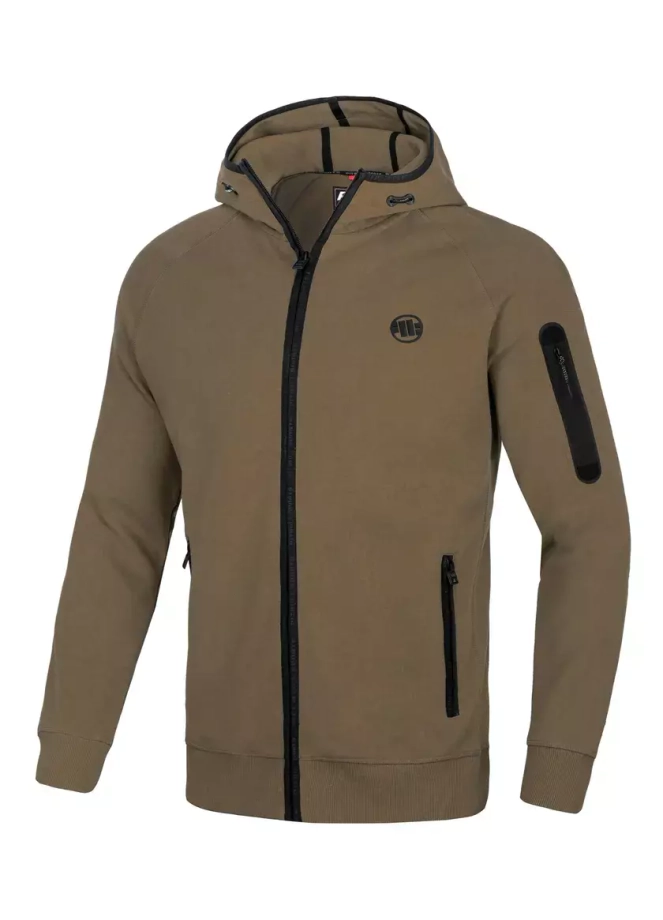 Bluza męska Pitbull Hermes Pit Bull hooded brązowa