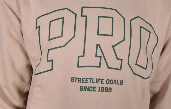 Bluza męska Prosto Klasyk Fizmo hoodie beżowa