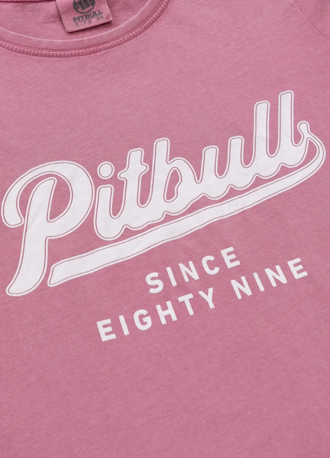Koszulka damska T-shirt Pit Bull Angel Logo różowa