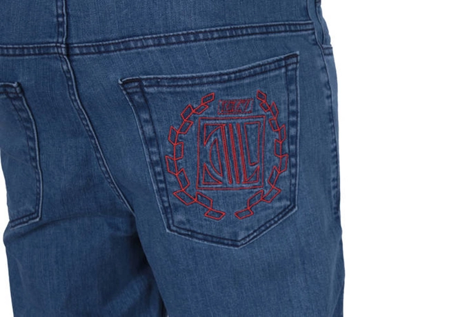 Spodnie BAGGY Diil Back Pocket Laur jeans light