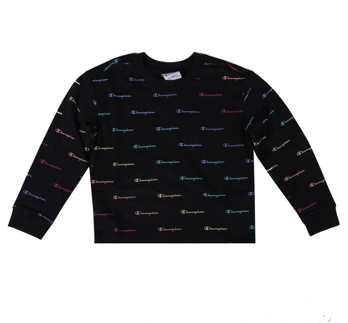 Komplet dziecięcy Champion Croptop Color czarny