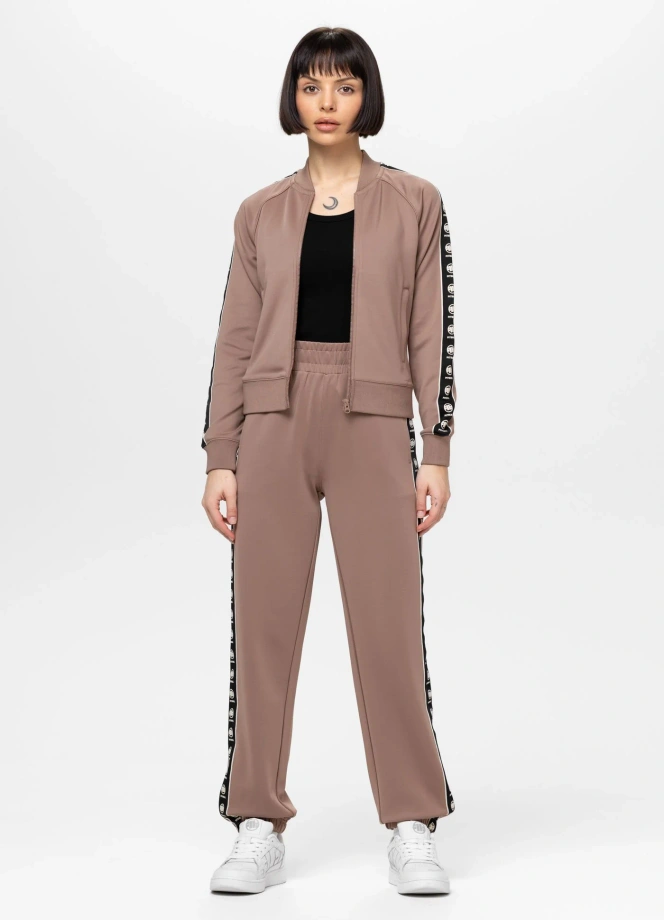Bluza damska rozpinana Pitbull Verona brązowa