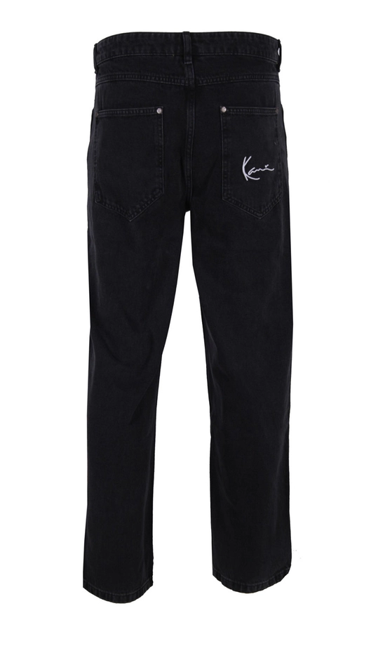 Spodnie męskie jeansowe BAGGY Karl Kani KK Small Signature Five Pocket Deni vintage czarne