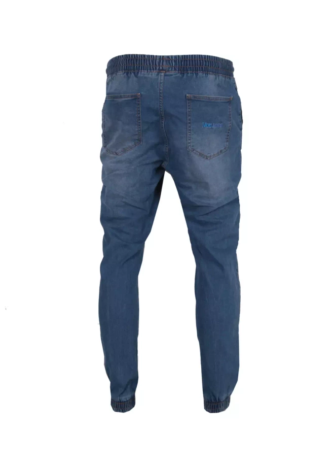 Spodnie męskie jogger Moro Sport Blue Moro Jeans Pocket 3D Effect niebieskie