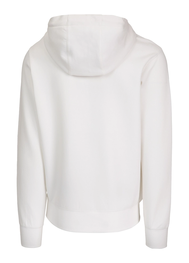 Bluza męska z kapturem Pitbull Pit Bull Sampson ZIP biała