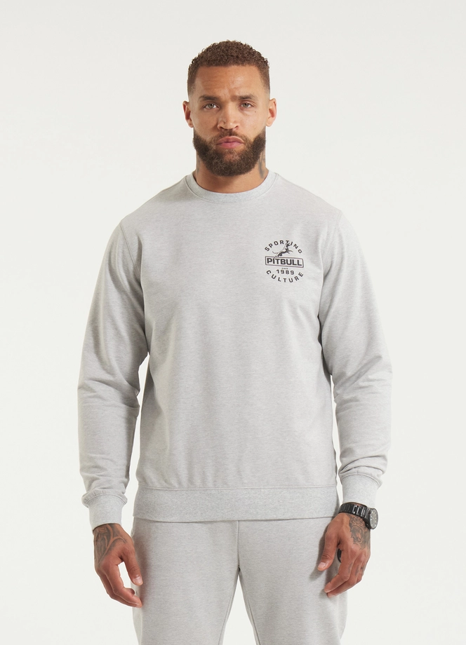 Bluza męska bez kaptura Pitbull Pit Bull Physical Culture szara