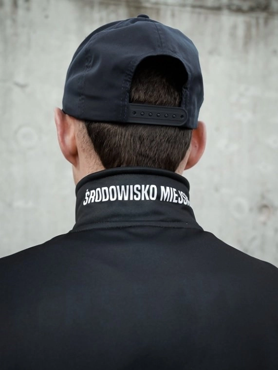 Spodnie dresowe męskie Środowisko Miejskie Laur Poliester czarno/żółte