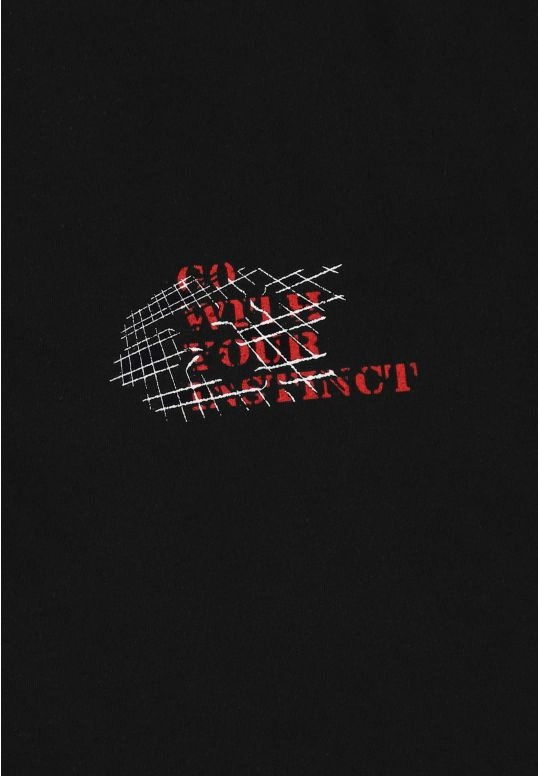 Koszulka męska t-shirt oversize Prosto Instinct czarna