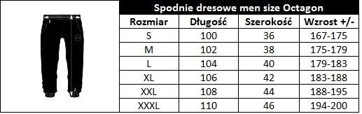 Spodnie męskie dresowe Octagon Small Logo szare