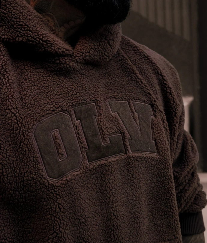 Bluza unisex Olavoga OROFIOU brązowa