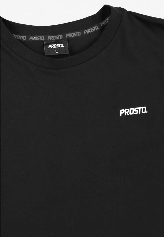 Koszulka męska t-shirt Prosto Base 26 czarna