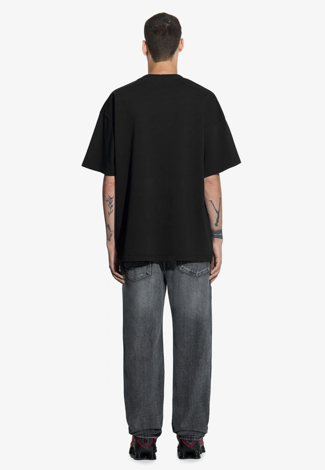 Koszulka męska t-shirt oversize Prosto Box czarna