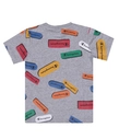Koszulka t-shirt dziecięcy Champion Allover grey