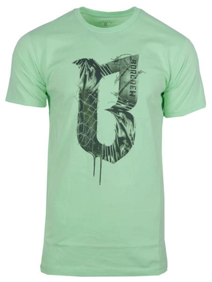 Koszulka T-shirt BOR Concrete green