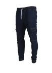 Spodnie jogger Elade Classic Cargo dark blue denim jeans