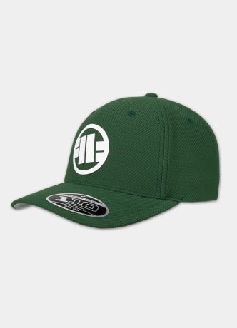 Czapka z daszkiem Snapback Pit Bull Hybrid Logo zielona