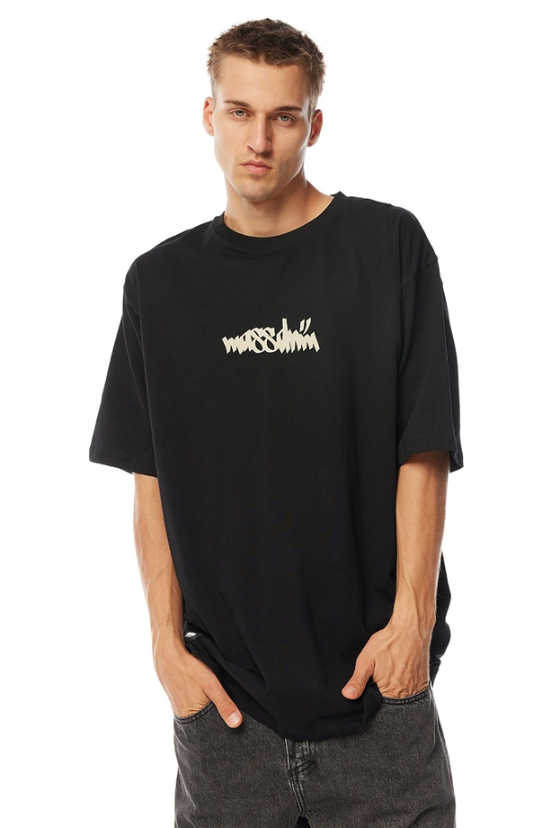 Koszulka męska t-shirt Mass Dnm Nostalgia. Angel czarna