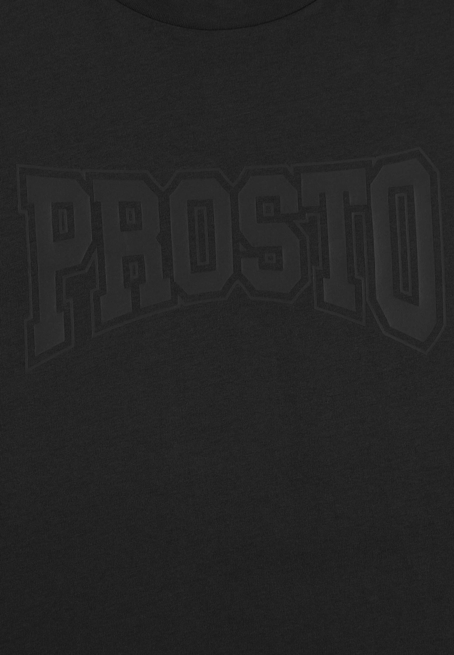 Koszulka męska t-shirt Prosto Collage czarna/grafitowa