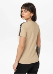 Koszulka damska T-shirt Pit Bull Tape Nugget beżowa