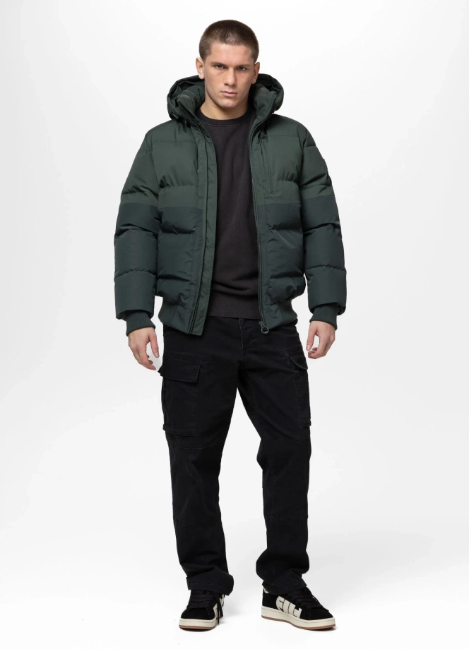 Kurtka zimowa męska Pit Bull Patton 25 zielona