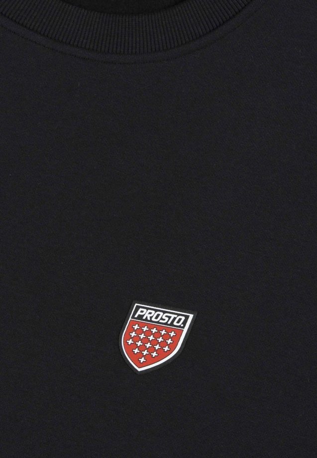 Bluza męska Prosto Shield crewneck czarna