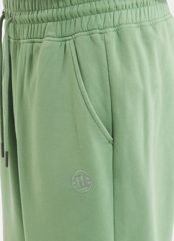 Spodnie męskie dresowe Pitbull Pit Bull Lancaster 2 Washed zielone