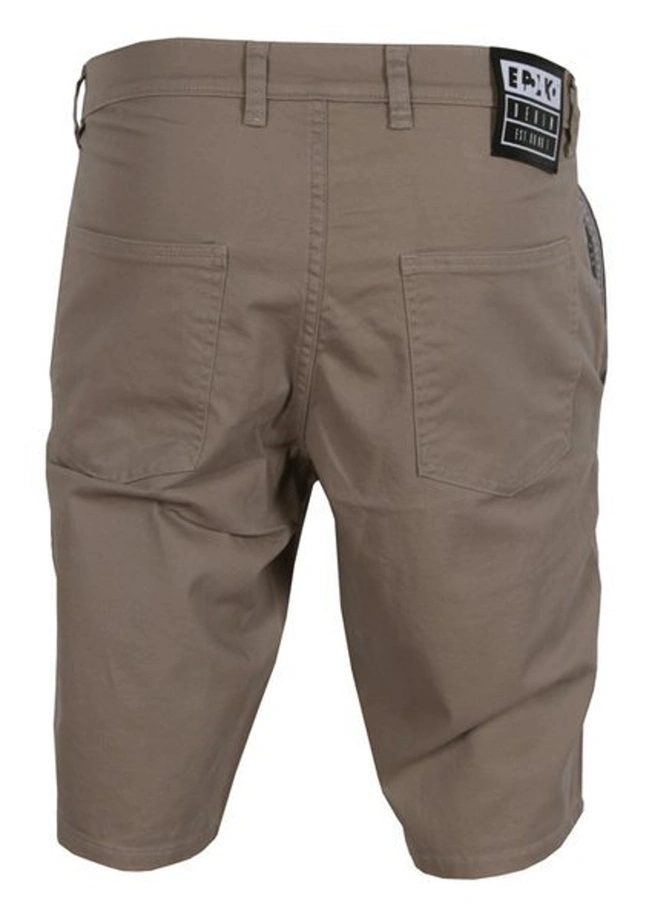 Spodenki jeansowe El Polako Miejski Tag beige