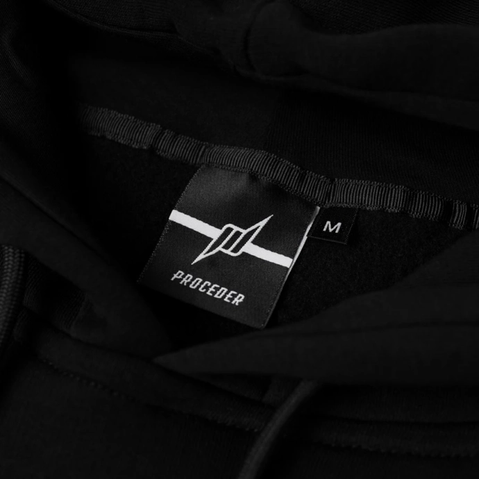 Bluza męska z kapturem oversize Chada Proceder 1312 czarna