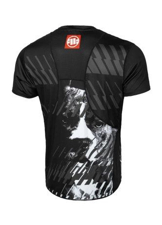 Koszulka męska T-shirt Pit Bull Performance Pro Plus Mesh Street Dog czarna
