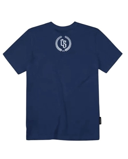 Koszulka męska T-shirt Ciemna Strefa Herb niebieska