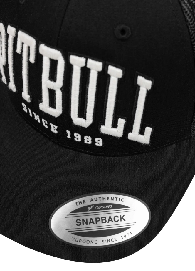 Czapka z daszkiem Snapback Trucker Pit Bull Pitbull Norton czarna