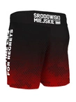 Spodenki MMA Środowisko Miejskie Punch czarno/czerwone
