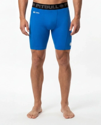 Spodenki sportowe legginsy Pit Bull Performance Pro+ Runway niebieskie
