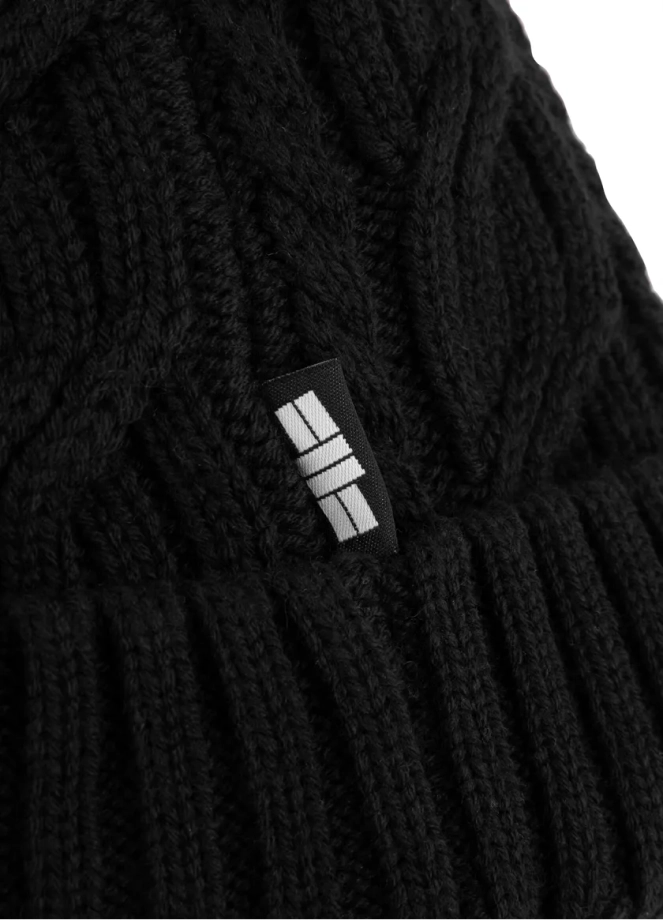 Czapka zimowa z pomponem Pit Bull Beanie Bubble Snow Crew 25 czarna