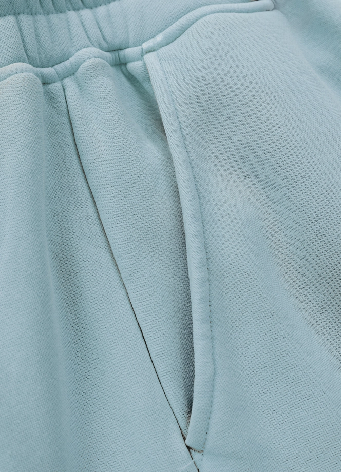 Spodenki szorty dresowe męskie Pitbull Lancaster 2 Washed jasno niebieskie